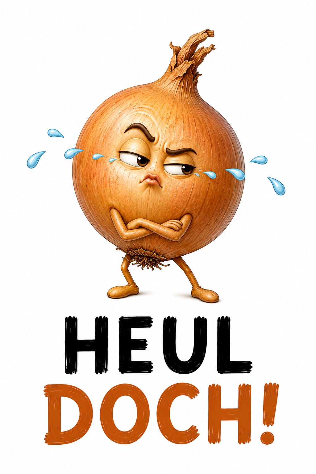 Heul doch! 🧅 – Zwiebel-Post mit persönlicher Grusskarte